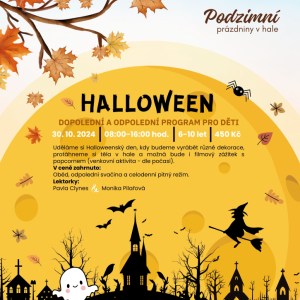 Podzimní prázdniny v hale - Halloween