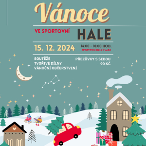 Vánoce ve sportovní hale V Aleji